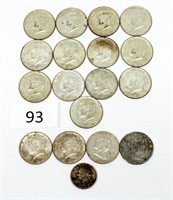 US Coins 40% & 90% silver half dollar lot