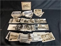 Amazing lot of RPPC Postcards Homes, Buildings