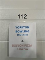 Yorkton Bowling Pass & Pizza