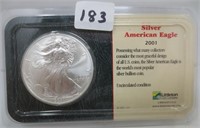 2001 Silver American Eagle, Uncirculated