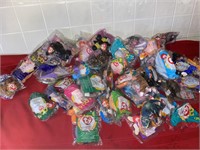 Large amount of McDonald’s, beanie babies in