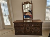 vintage montgomery ward triple dresser with