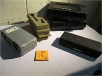 LOT OF 4 assorted mic boxes