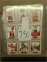 1991 Impel An America Tail complete 150 card set.