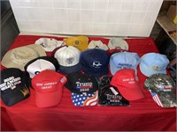 Vintage hats and Trump keep America Great hats