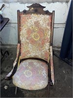 Antique folding chair some wear