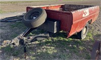 red ford bed trailer