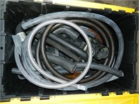 Tote of Rubber Hoses