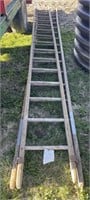 Two Wood Ladders 30 Foot