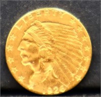 1926 $2.5 gold coin