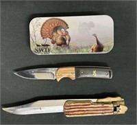 Vintage Buck Folding Knife, Browning Knife