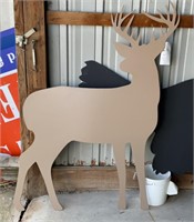 Steel Deer Cutout, 59"x45"x1/8" thck