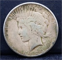 1923S peace dollar