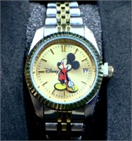 Mickey Mouse watch in org tin