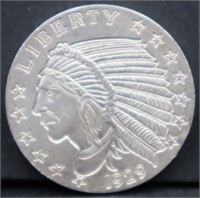 1 troy oz indian face silver round