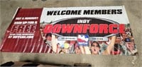 Huge 11ftx4ft IndyCar Banner