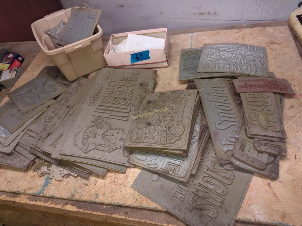 Rubber printing plates