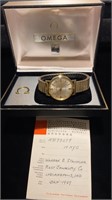 14K Omega Seamaster DeVille wristwatch