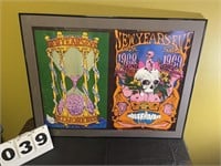 Grateful Dead 1969 New Years Eve Venue Poster