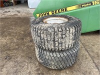 2 lawnmower tires