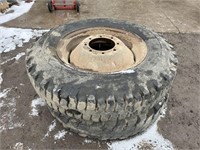 2 tires & rims- 7.50-20