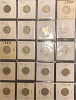 (19) 1930-1935 Buffalo Nickels