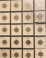 (20) 1937 Buffalo Nickels