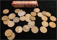 1917 Wheat Pennies (1-Roll + )