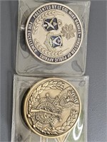 Illinois State Rifle Assn & USAF CHALLENGE COINS
