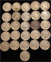(26) Buffalo Nickels