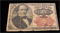 1874 25cent Fractional Currency