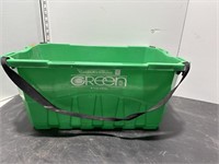 Green shopping bin