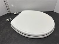 White toilet seat