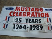 MUSTANG Celebration Banner - 25 Years