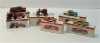 Six Miniature Sport Car and Fire Trucks Models