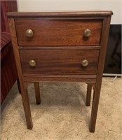2 Drawer Side Table - sewing table