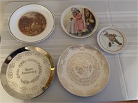 5 Decorative Plates: