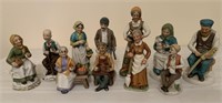 Lot of 11 Figurines (5"-9" tall)- Older People