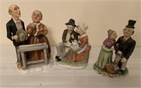3 Figurines of Older Couples