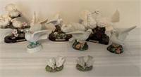 Lot of Dove Figurines
