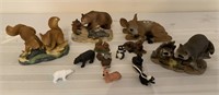 Lot of Forest Animal Figurines