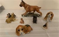 Lot of dog figurines