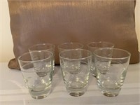 6 Libbey Interlude juice glasses