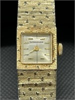 14kt Gold Longines Bezel & Band Watch