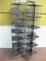 63" Rack With 4 Spinning Displays