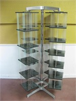 63" Rack With 4 Spinning Displays
