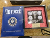US Air Force Coffee Table Book & Golf Gift Set