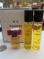 2-Chanel No5 Perfume Refills & Estee Lauder