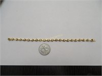 14k Gold & Diamond Bracelet, 14.21 Grams