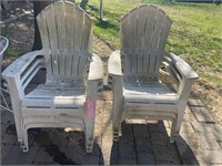 Adirondack chairs plastic chairs set of 6